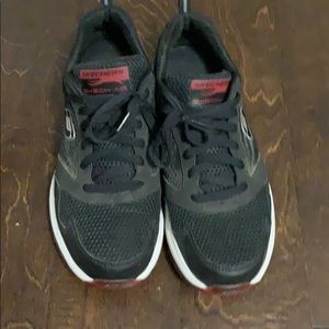Skechers black and red men’s shoe